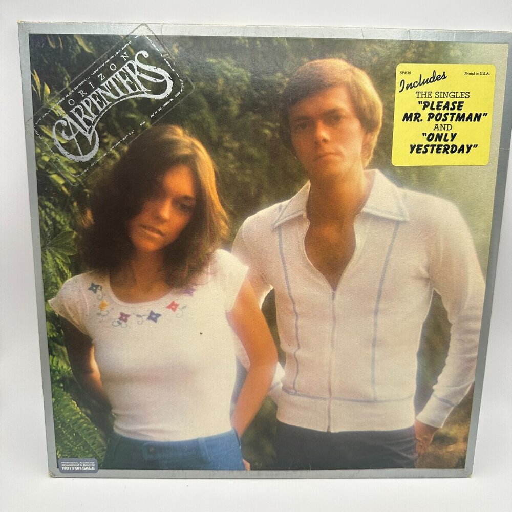 Carpenters RARE PROMO Vinyl Record & Lyrics Not For Sale to Public Vintage 1975